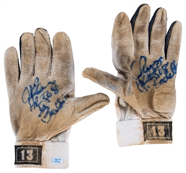 2007 Alex Rodriguez Game Used and Signed/Inscribed Batting Glove Used for Career HR #508 on 08/29/07 (ARod LOA)